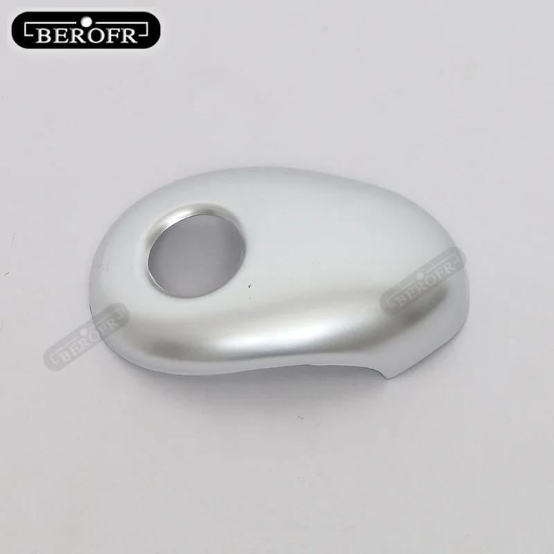 ABS Car Gear Head Lever Shift Knob Cover Gear Shift Handle Trim Decoration For Trumpchi M8 Matte silver