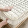 Waterproof High Quality Mattress Cover- Antimicrobial Hypoallergenic Mattress Protector, Noiseless Fitted Sheet Waterproof Thickened Mattress Pad