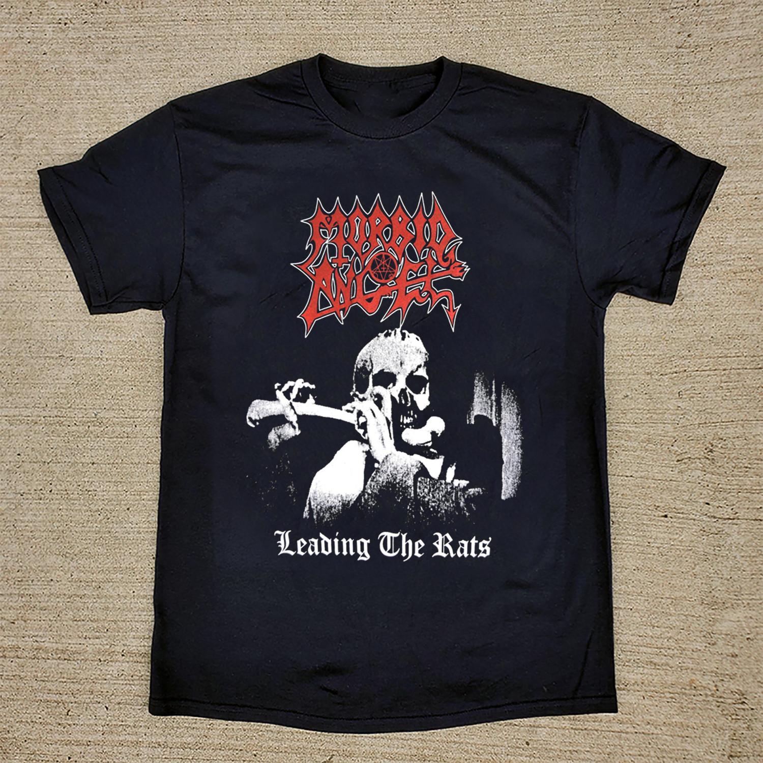 

Коллекция Morbid Angel Ведущие крыс Классическая черная футболка 3XL