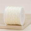 Z60n NEW 0.8mm Nylon Cord Thread Chinese Knot Macrame Cord Bracelet Braided String DIY Tassels Beading Shamballa Thread Gifts
