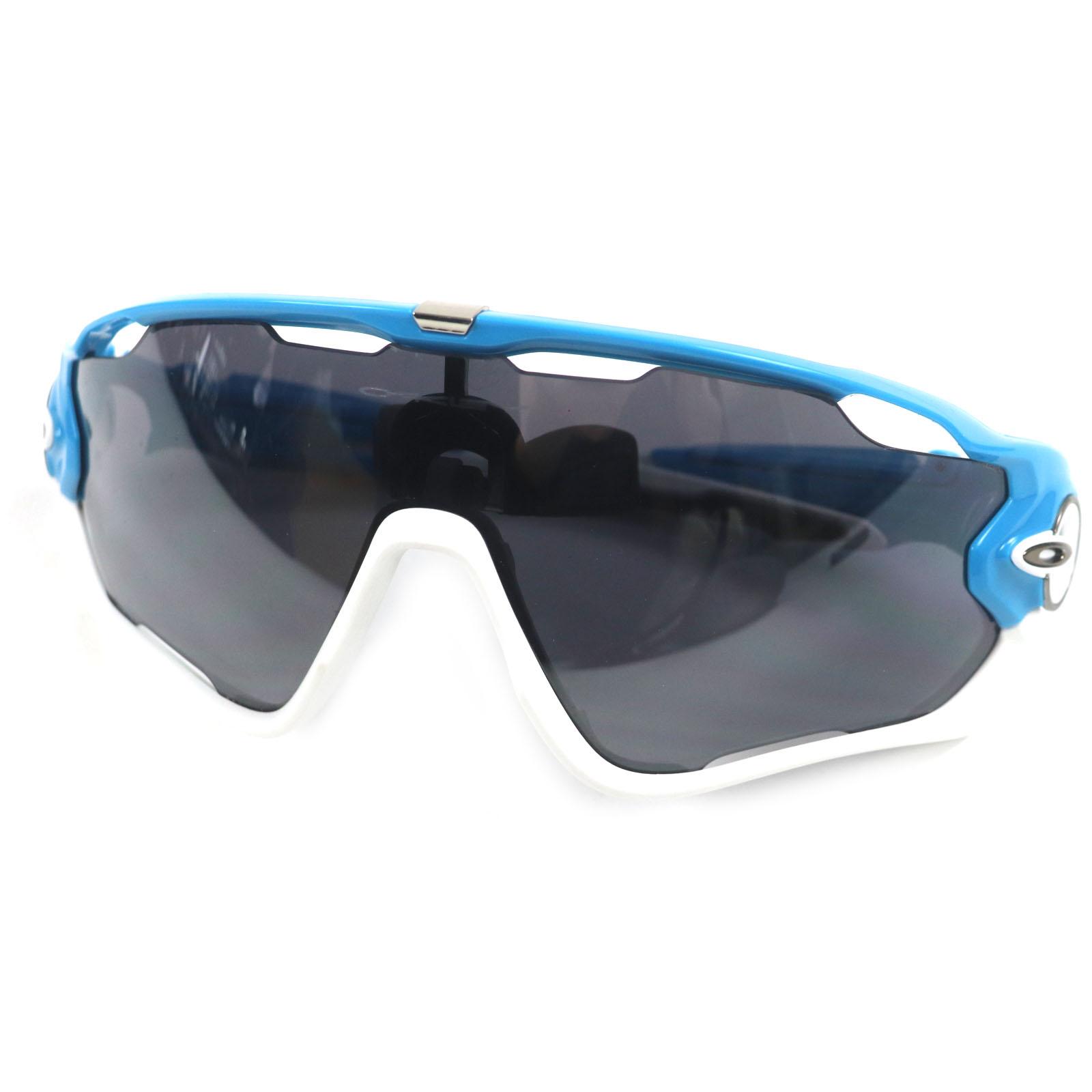 

OAKLEY sunglasses JAW BREAKER Sports Cycling Eyewear Blue white mens Used