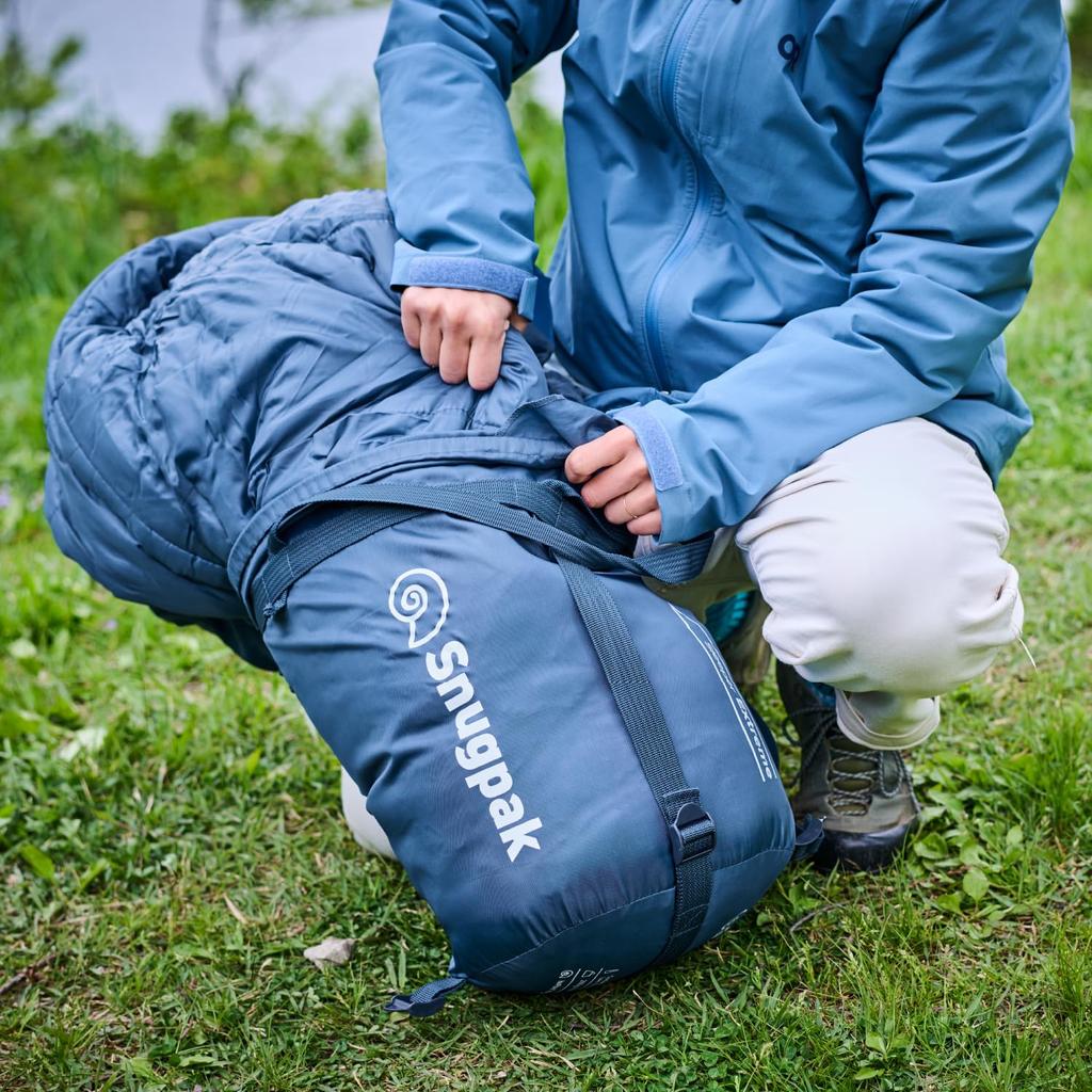 Sac de dormit Snugpak Sleeper Extreme Mummy Center Zip Navy pentru toamnă și iarnă Temperatura de funcționare Japoneză [Confortabil -7 grade] (Autentic