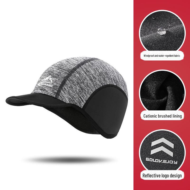 Winter Sports Cycling Cap: Waterproof, Windproof, Reflective, Warm Ear-Protected Duckbill Design with German Velvet (Model DMZ46)