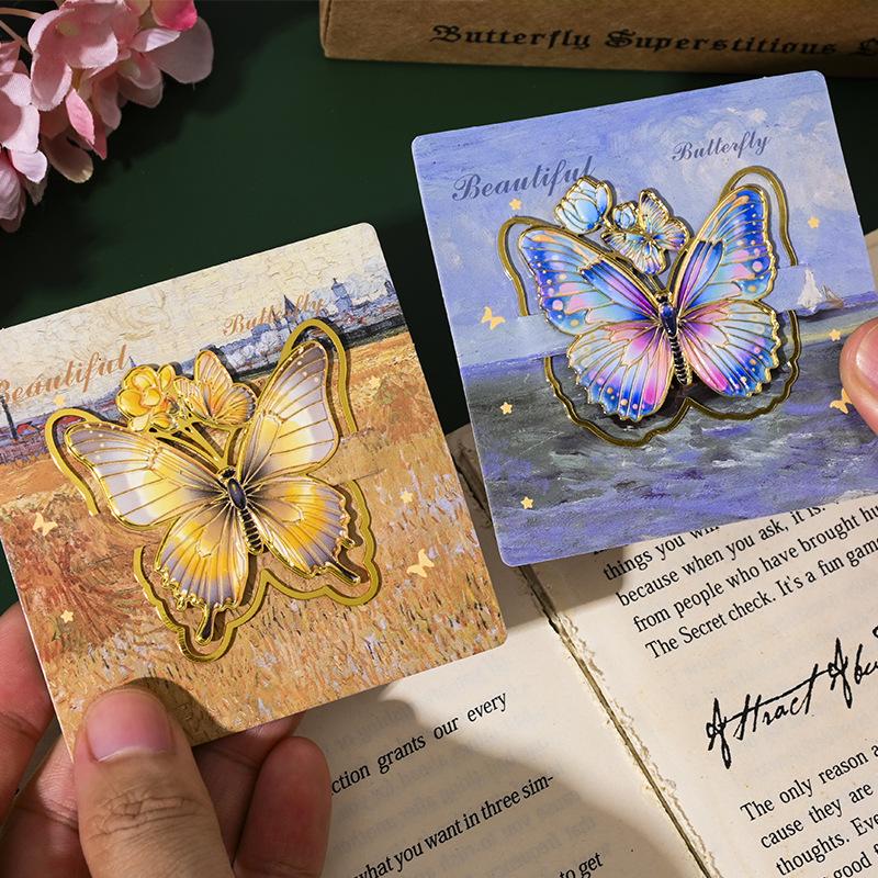 Creative Butterfly Metal Bookmark - Student Page Holder & Festival Gift