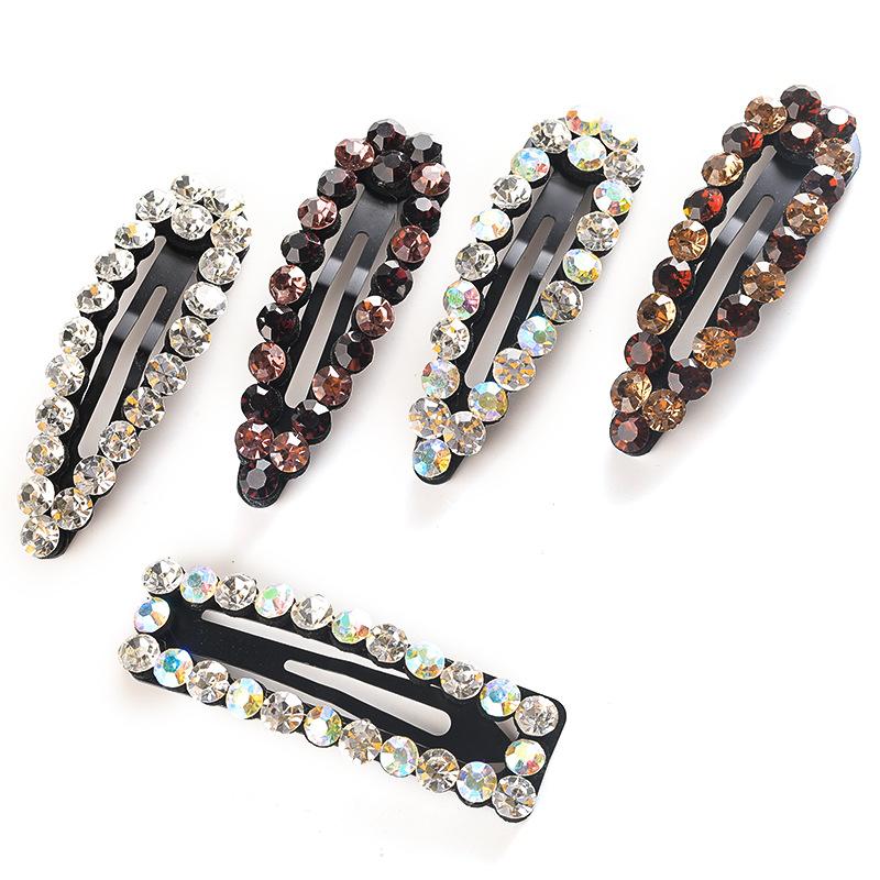New Shiny Rhinestone BB Clip Fashion Hairpins Women Girls Hair Clips Pin Barrettes Accessories Hairgrip Hairclip Headdress