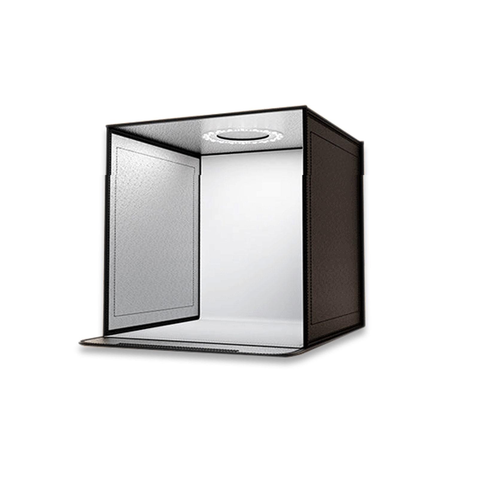 15.7x15.7 Inch Portable Photo Studio Light Box Foldable Photography Photo Booth with 72 LED Light for Jewelry Food
