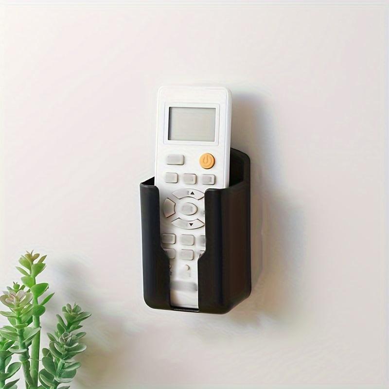 2 ks, Plastový nástěnný držák na dálkové ovládání, Odolný organizér na TV a klimatizaci, Odnímatelný a omyvatelný, Domácí dekorační doplněk pro ukládání nářadí