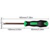 Magnetic Bit Driver Nut Driver with Nonslip Handle and Strong Magnet Tip Screwdriver Handle for Holding Bits Screws