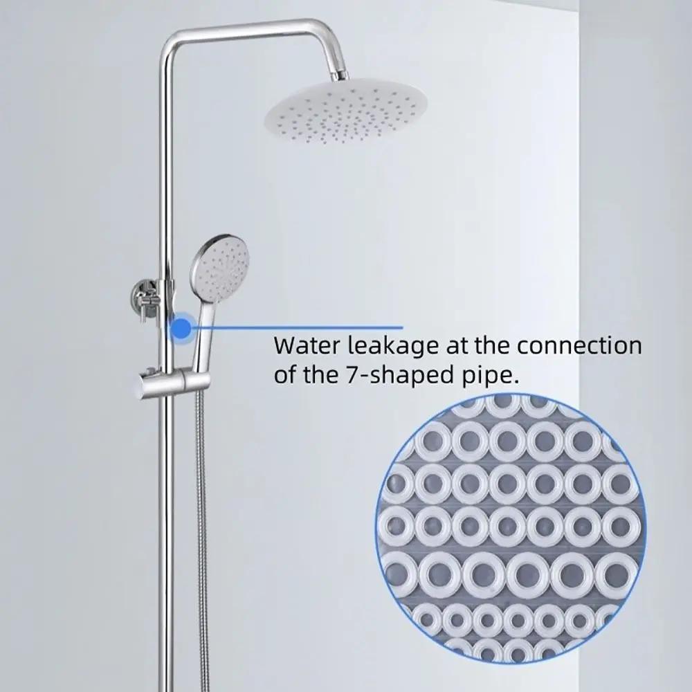 1Sheet S/L Faucet O-Ring Sealing Gasket Replacement High Temperature Resistant Pipe Connection Gasket Elastic Silicone