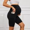 High Waist Maternity Belly Support Shorts - Slim, Elastic, and Comfortable Base Layer