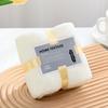 Towel Souvenir Coral Velvet Wedding Gift Box with Square Towels for Wedding Holiday Gifts