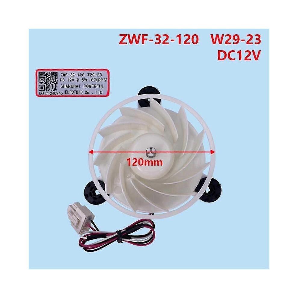 Silnik Wentylatora Lodówki i Zamrażarki do Lodówki ZWF-32-120 W29-23 Chłodzenie DC12V 2.5W 1870RPM