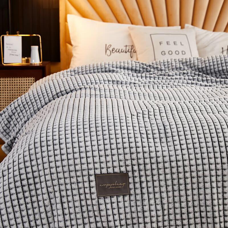 Blanket Thickened Bed Flannel Coral Fleece Blanket Single Towel Quilt Sofa Blanket Air Conditioning Blanket