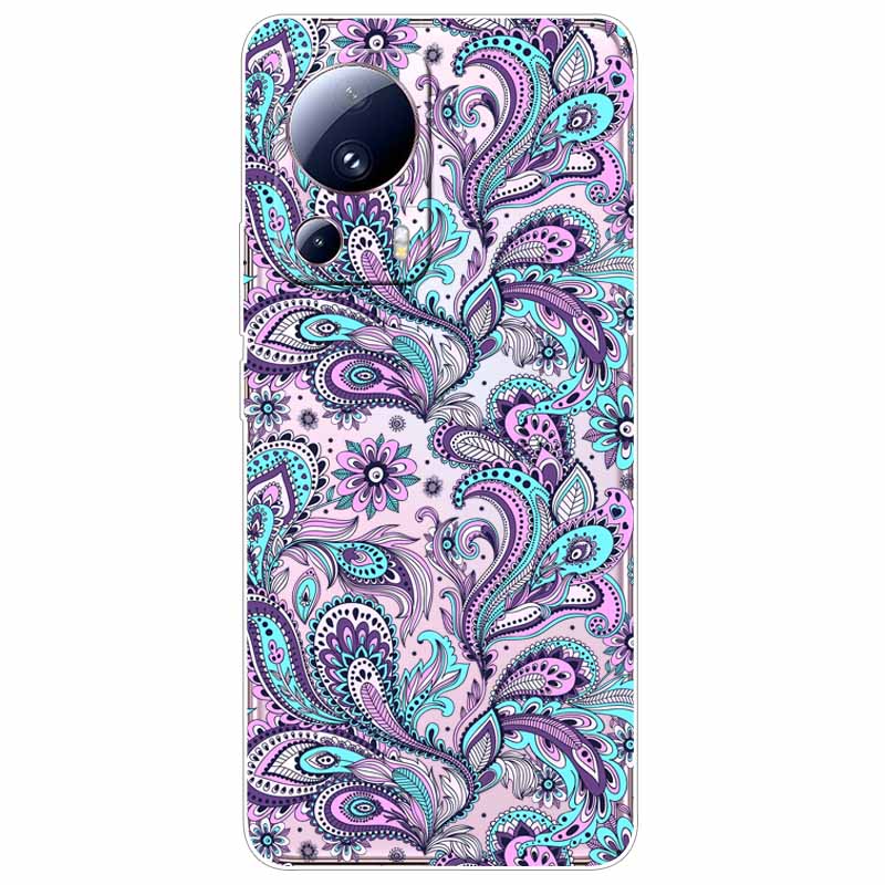 For Xiaomi 13 Lite 5G Case 13Lite Clear TPU Soft Lovely Cats Silicone Print Cover for Xiaomi Mi 13 Lite Transparent Xiaomi13Lite