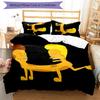 3pcs Funny B-Beavis and Butt-Head pattern bedding set duvet cover set includes duvet cover &pillowcases, perfect all season bedroom decoration & gift