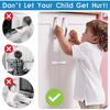 8 Block Door Door Safer Safeboard Baby Closure Baby Closer Closure Baby Cupboard Cupboard Baby Closer Block Child Safer for Cabinets Rifers Refrigera