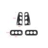 SHINEKA Lamp Hoods For Suzuki Jimny 2007-2017 Car Tail Light Lamp Rear Fog Light Decoration Cover Trim Kit Exterior Accessories