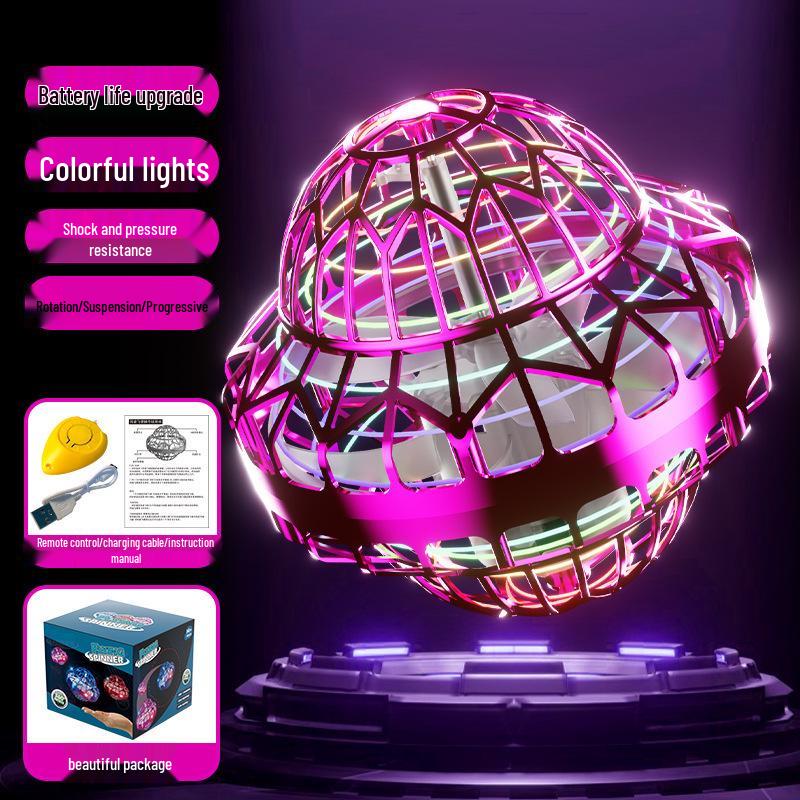 Interstellar Return UFO Luminous Gyro: Magic Flying Saucer Toy