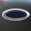 ABS Chrom Auto Lenkrad Logo Kreis Trim Aufkleber für Ford Ecosport Fiesta MK7 Focus 2 MK2