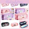 Tong Zhuo Large Capacity Transparent Pencil Case For Elementary School Boys And Girls Cartoon Style 8100 Pink Girl