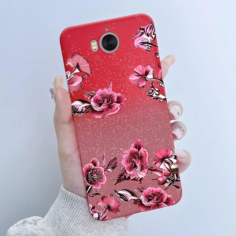 For Huawei Y5 2017 Y6 2017 Phone Case Butterfly Flower Girl New Design Soft Silicone TPU Back Housing for MYA-L22 MYA-U29 Covers