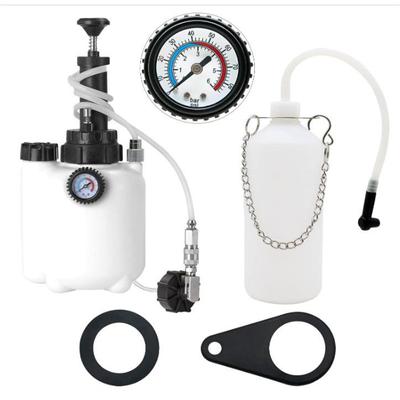 3L Manual Brake Bleeder Kit with 1L Oil Bottle Fluid Pressure Bleeding Vacuum Pump Tool Set