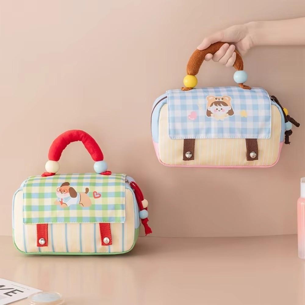 Kosmetiktasche mit großer Kapazität Cartoon-Muster Reise-Kosmetiktasche Mehrzweck
