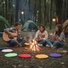 Candy Color Seat Cushion Simple Fabric Sponge Cushion Round Chair Cushion  Outdoor Picnic
