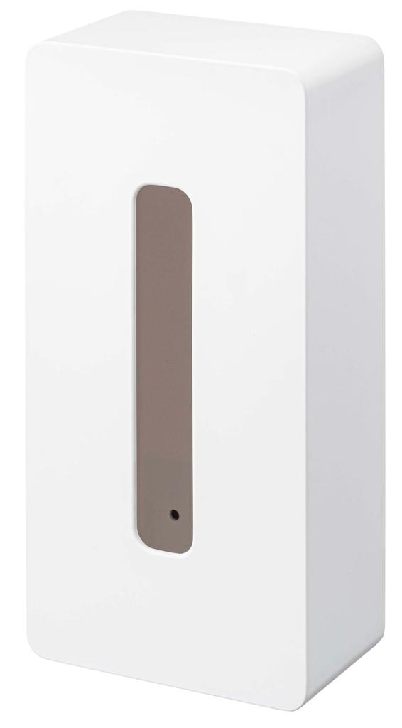 Yamazaki Magnetic Tissue Regular White Inner W12 x D7 x Tower Tissue Hides 5585 Case, Size, [Compatible Size Dimensions Approx. H25cm] Cover,