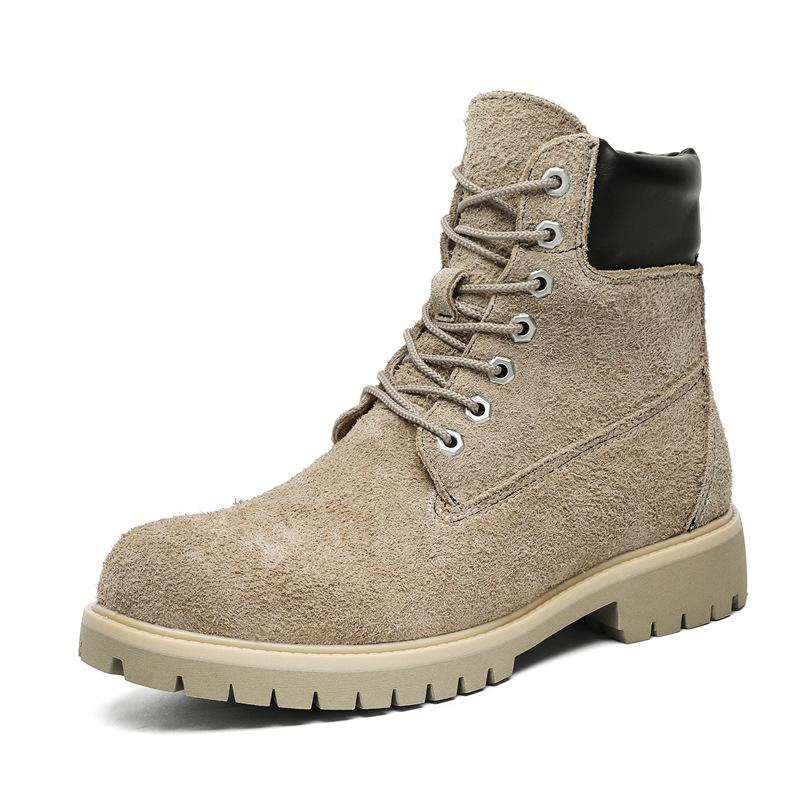 

Ботинки Martin Desert tooling мужские на толстой подошве с утолщением, повседневные ретро-ботинки мужские 66639-J 38 хаки