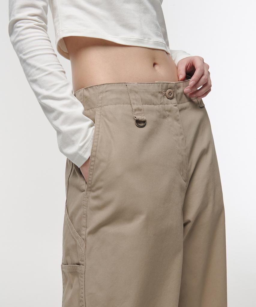 MUSINSA STANDARD WOMAN Women'S Wide Carpenter Pants [Beige]