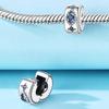 2026 Angel Eyes Cross Charm Positioning Buckle Charm Bead Jewelry Bracelet Accessories 925 Silver Girl