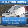 Oglindă retrovizoare laterală încălzită Sticlă Oglindă Laterală Partea Stângă Dreapta pentru Honda CRV 2007 2008 2009 2010 2011 LHD 76253SWA315 76203SWA305