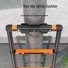 Manheng Thickened Carbon Steel Telescopic Ladder