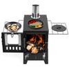 Wood Burning Stove, Folding Portable Wood Stove, Tent Stove for Heating, Camping Stove include