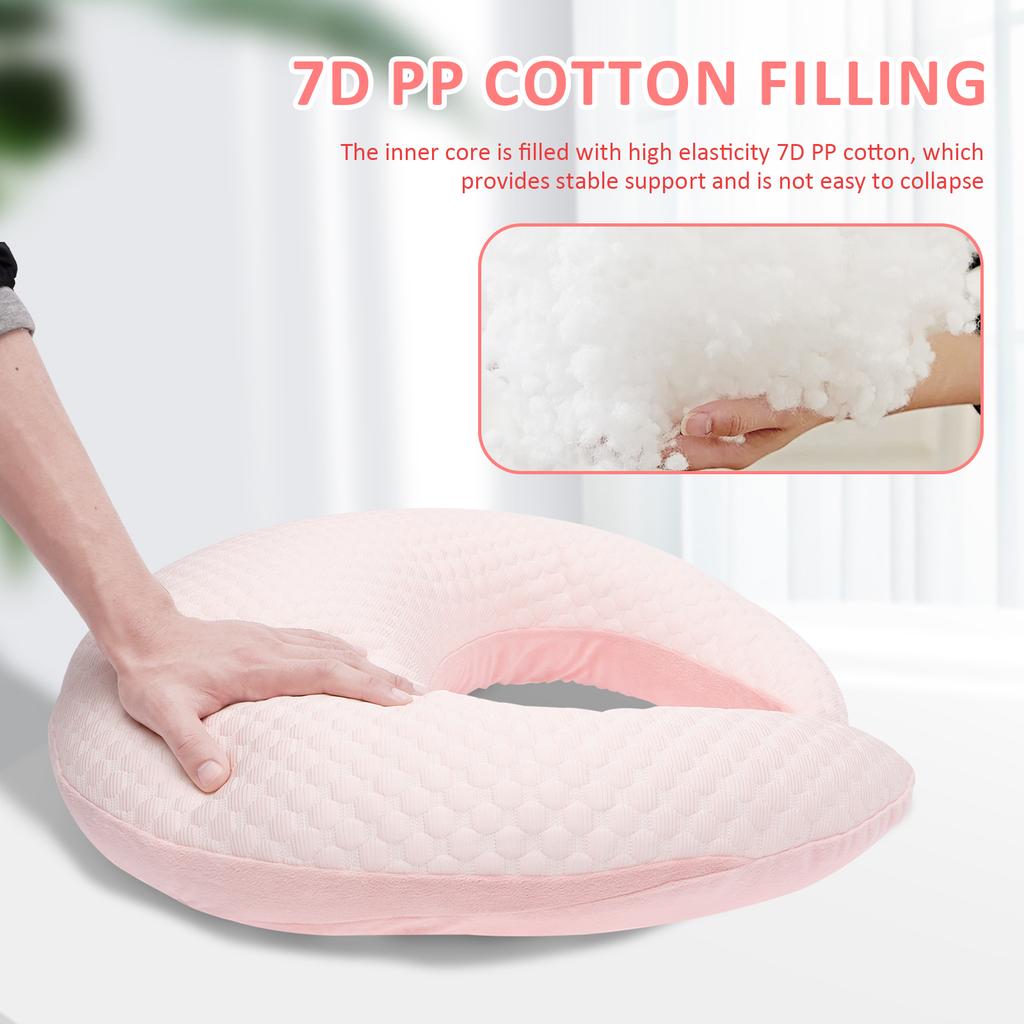 Gaming Reading Pillow U Shape Arm Support Pillow Adult Crocheting Pillow Portable Desk Soft Skin-Friendly For Watching TV Travel