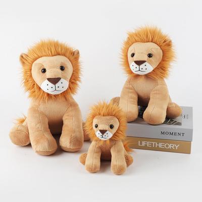 Cute Simulation Animal Little Lion Plush Toy Lion Doll Children Soothing Rag Doll Boy Birthday Gift