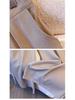 Plus Size Women's Hepburn Style Winter Quilted Suit: Thickened Jacket & Wide-Leg Pants (130-350 lbs)