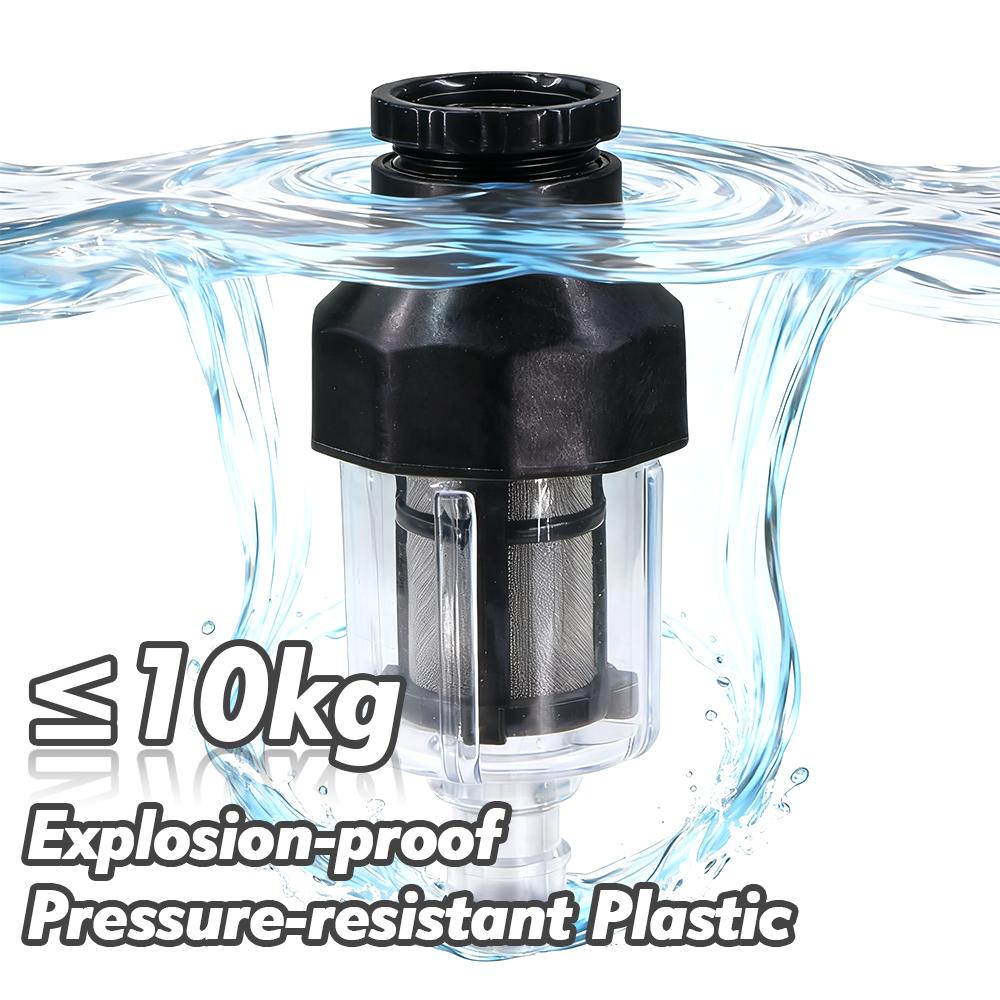 80Mesh Car Wash Machine Prefilter with Quick Connector Garden Faucet Adapter Filter Impurities Reuse 316 Stainless Steel Screen