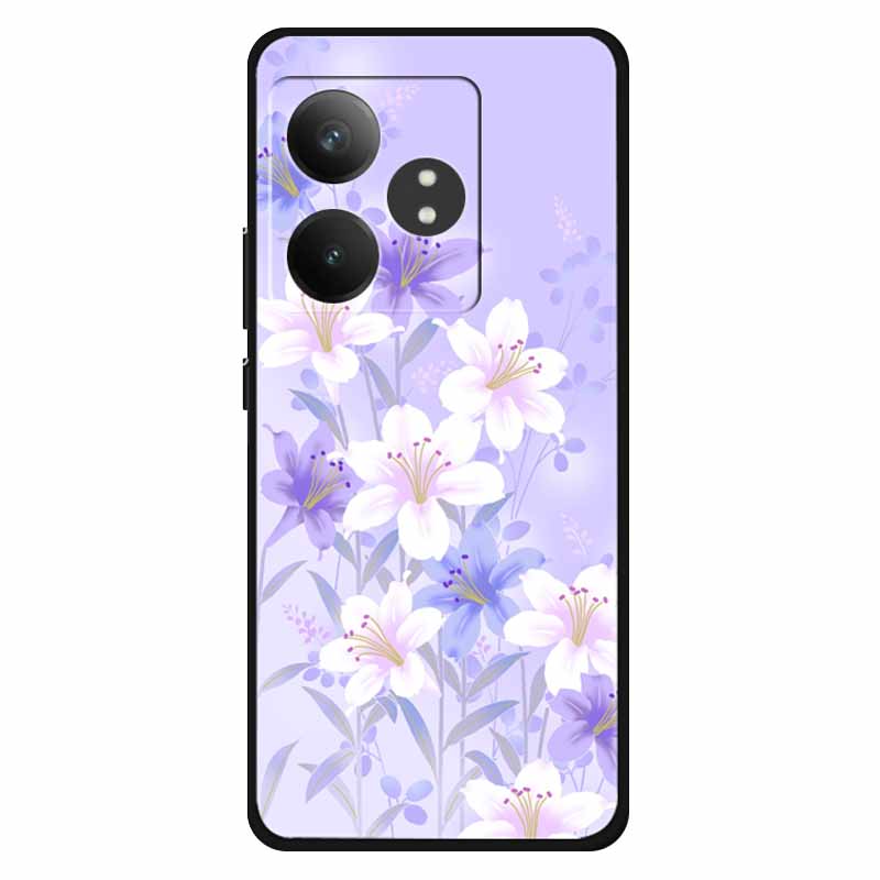 Funda For Realme GT 6T / GT 6 Cases Silicone Planet Painted TPU Soft Phone Back Cover For RMX3853 Protective Coque RMX3851  GT 6