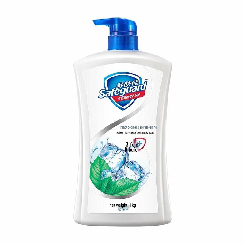 Safeguard Healthy Purifying Peppermint Shower Gel