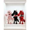 Horse Keychain Plush Toy Backpack Pendant Decoration Year of The Horse Plush Toy New Year's Gifts for Boys and Girls