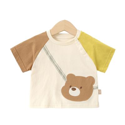 Baby Clothes Casual Short-sleeved T-shirts Summer Clothes Boys Girls Baby Children Children Summer Half-sleeved Tops
