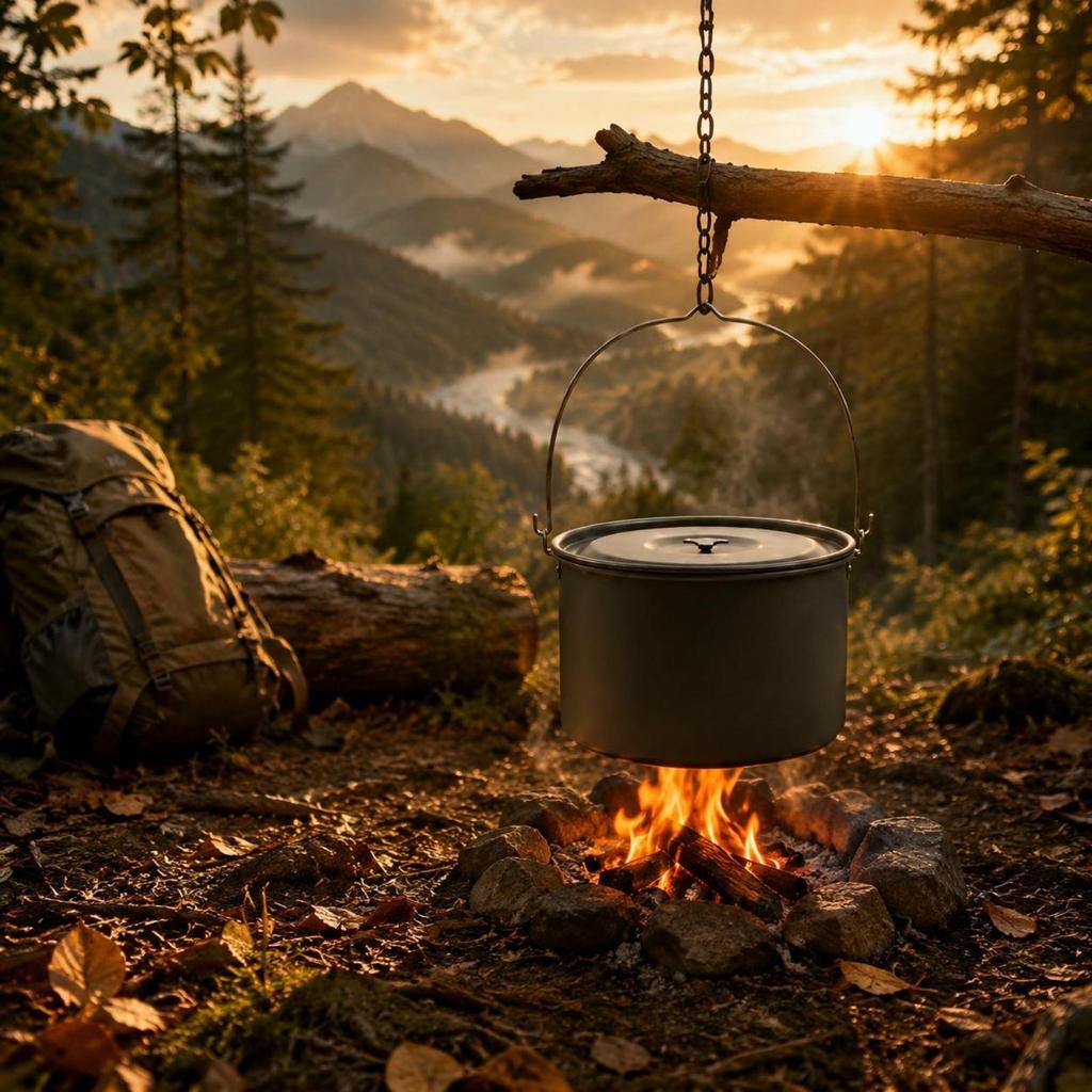 15L Hanging Pot Lightweight Aluminum