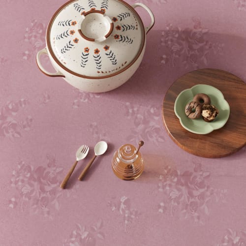 CRE8TIVE Floral Wallpaper Stickers, Pink, Self-Adhesive Wallpaper, 30x900cm, Embossed PVC, Cutting Sheet, for Applying Over Fusuma Doors, Self-Adhesiv