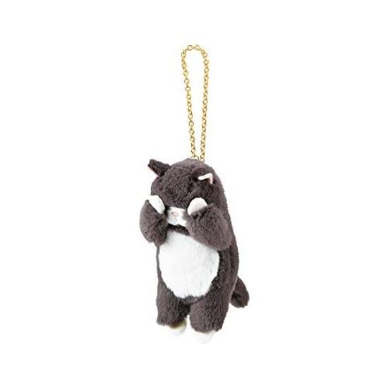 LIV HEART Mascot Kubinekko Kuroneko (approximately 10cm length) Cat Keychain