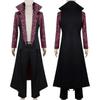 Costume Cosplay Anime Dracule Mihawk Adulto Maschile con Veste e Pantaloni per Festa di Carnevale di Halloween
