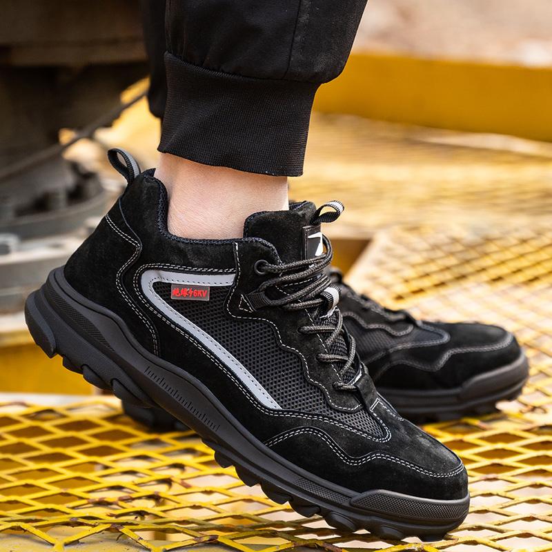 Новая мужская защитная обувь с защитой от ударов и проколов Защитная обувь с высоким — фото 17