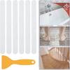 V-TOP 30 PCS Non Slip Shower Stickers, Safety Shower Non Slip Adhesive Strips Treads for Bathroom Floor Tub Stairs Ladders Pools Boats, Bathtub