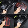 YOCTM Gear Shift Storage Box for Suzuki Jimny JB64 JB74 2020 2021 2022 2023 2024 Center Card Storage and Small Item Organizer Custom Parts Accessories